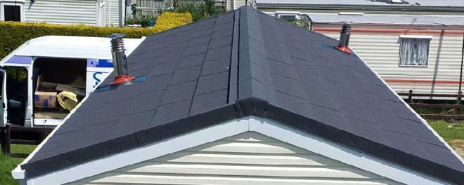 Pitched Lightweight Tiled Roofs from SH Caravans